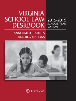 cover image of Virginia School Law Deskbook
